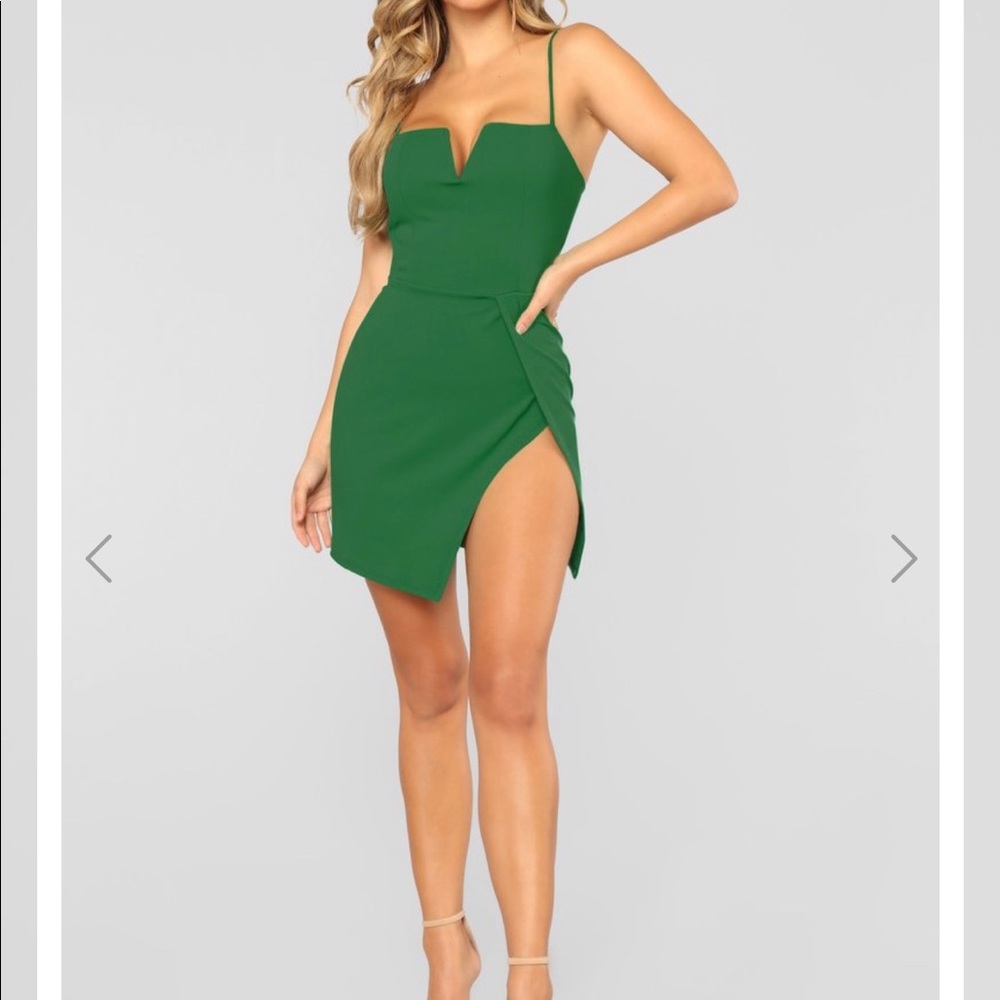 Simple Green dress